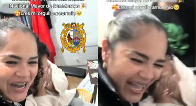 Madre peruana explotó en felicidad al saber que su hija de 17 años logró ingresar a la UNMSM.