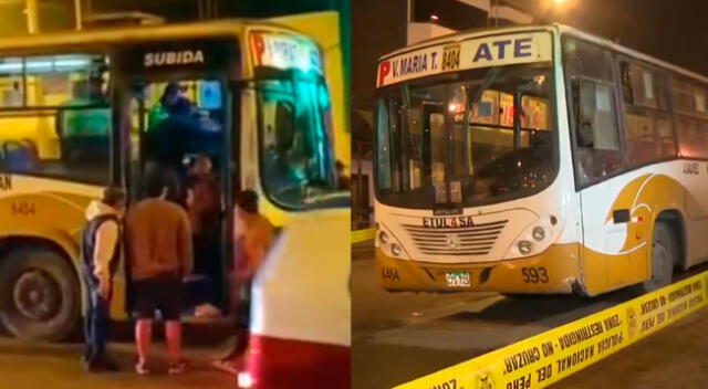 Bus ETUL 4 SA es víctima de ataque por parte de sujetos en Villa María del Triunfo.