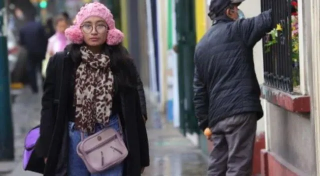 Senamhi ha lanzado una alerta debido al descenso de la temperatura que afectará a varios distritos de la capital.