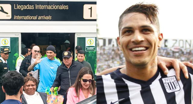 Paolo Guerrero llegó al Perú para su presentación oficial como nuevo jugador de Alianza Lima.