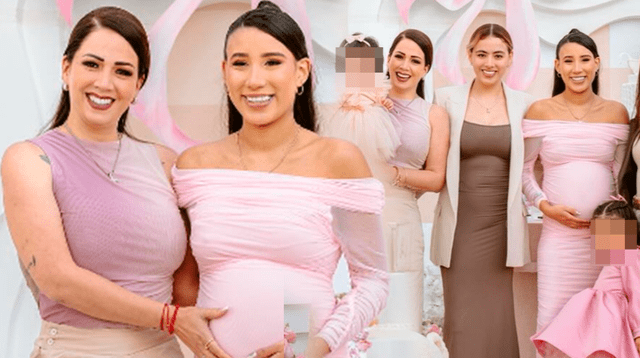 Melissa Klug comparte fotos del baby shower de su hija Samahara Lobatón y Bryan Torres.