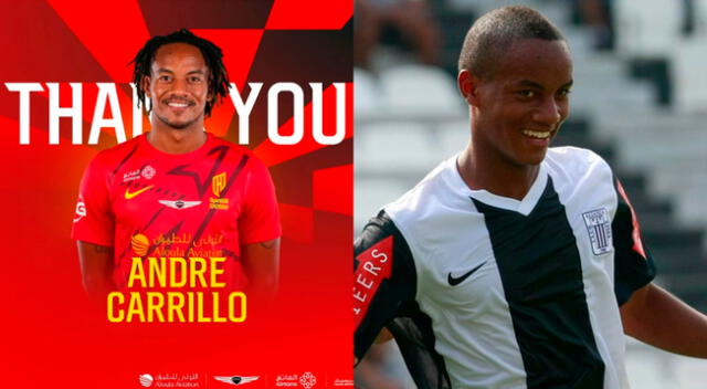 André Carrillo dejará su actual equipo en la liga de Arabia.