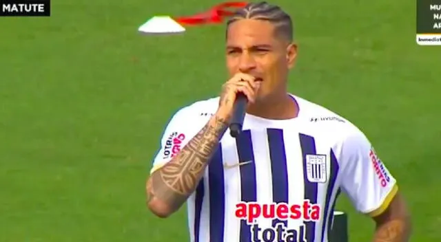 Paolo Guerrero tuvo emotivo mensaje en la presentación en Alianza Lima.