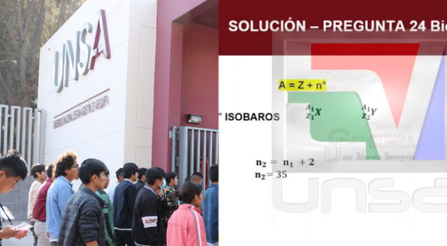 Resolución del examen de admisión ordinario I Fase 2025 fue compartido por la UNSA.