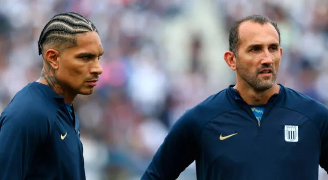 Paolo Guerrero y Hernán Barcos, los dos delanteros de Alianza Lima.