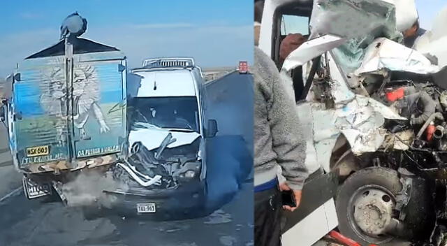 Terrible accidente en carretera de Arequipa.