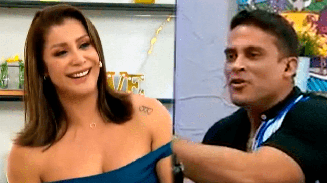 Karla Tarazona y Christian Domínguez se enteraron en vivo que podrían volver a contraer matrimonio.