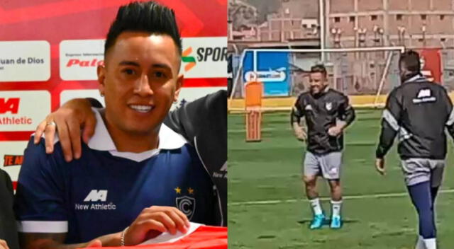 Christian Cueva ya entrena con Cienciano.