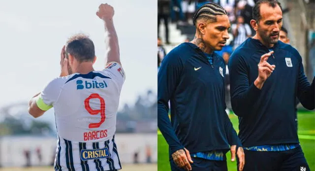 Hernán Barcos reveló que está dispuesto a cederle la camiseta número 9 a Paolo Guerrero.