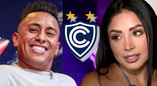 Pamela Franco celebra ingreso de Christian Cueva en Cienciano.