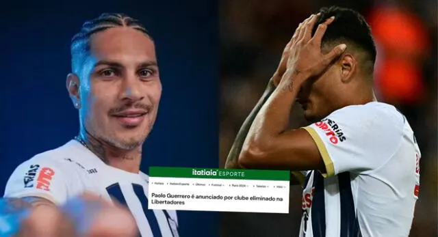 Medio brasileño informó de peculiar manera sobre el fichaje de Paolo Guerrero en Alianza Lima.