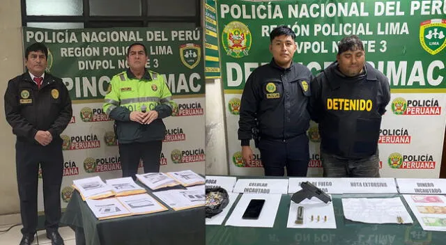 Cae peligroso extorsionador que asechaba a los negocios del Rímac.