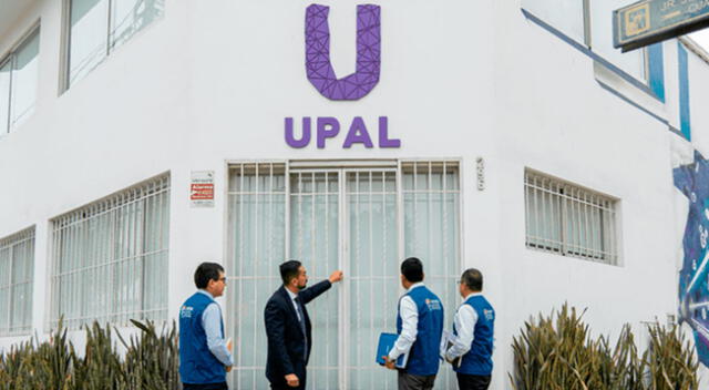 Personal de Sunedu acudió a la sede de la UPAL, ubicada en Chorrillos.