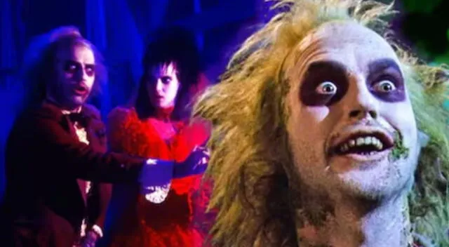 Antes y después de Beetlejuice.