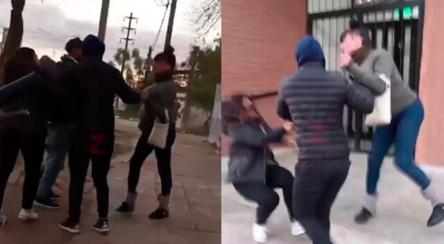 La pelea de una pareja que se convirtió en viral en Argentina. La pelea de una pareja que se convirtió en viral en Argentina.