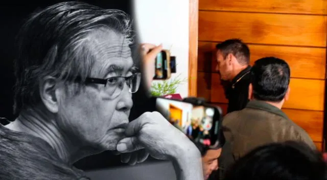 Mark Vito acudió a la casa del exdictador Alberto Fujimori.