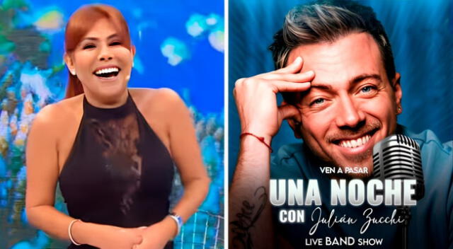 Magaly Medina se burla de Julián Zucchi por solo vender 5 mesas de su show