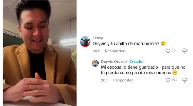 Deyvis Orosco responde por qué no usa su anillo de casado.