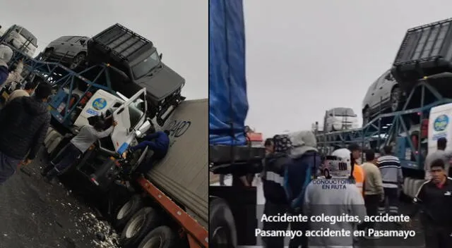 Accidente en el serpentín de Pasamayo deja un herido.