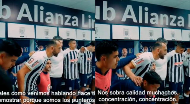 Hernán Barcos habló como capitán de Alianza Lima.