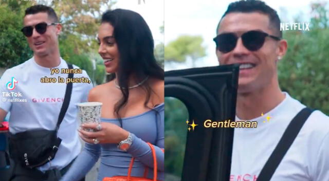 Cristiano Ronaldo tuvo buen gesto con Georgina Rodríguez.