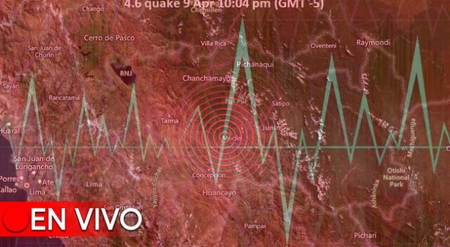 Conoce EN VIVO los temblores que ocurren en el Perú, según IGP.