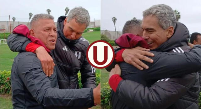 'Chemo' del Solar y el 'Puma' Carranza se reconcilian de cara al centenario de Universitario de Deportes.