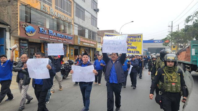 Paro de transportistas en San Juan de Lurigancho: convocatoria y rutas de la marcha hacia el Congreso