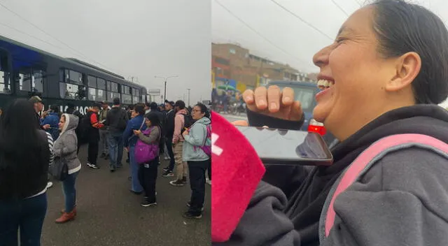 Usuarios de Tik Tok le yapean a mujer para que pueda ir a su trabajo tras el paro de transportistas.