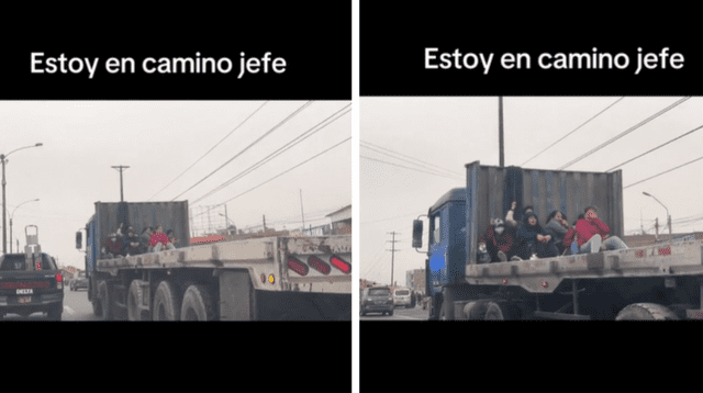 Peruanos buscan llegar al trabajo en paro de transportistas y se las ingenian de singular manera