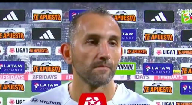 Hernán Barcos lamentó que Alianza Lima haya empatado ante Melgar.