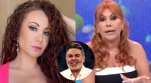 Janet Barboza cuestionó a Magaly Medina por no hablar sobre Andrés Hurtado.