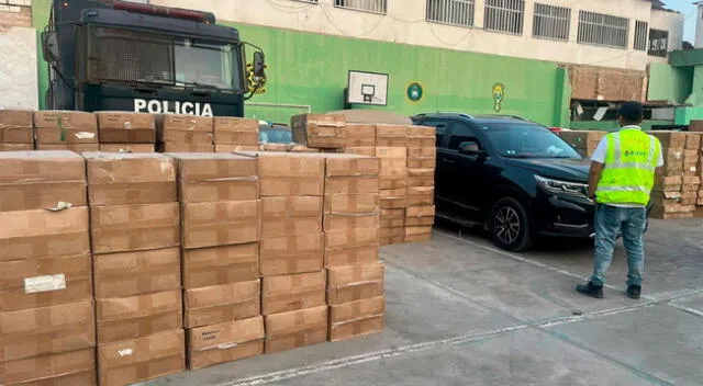 Cigarrillos de contrabando iban a llegar a Lima para su comercialización.