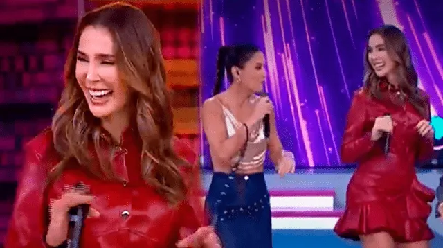 Ana Paula Consorte baila al ritmo de festejo peruano.