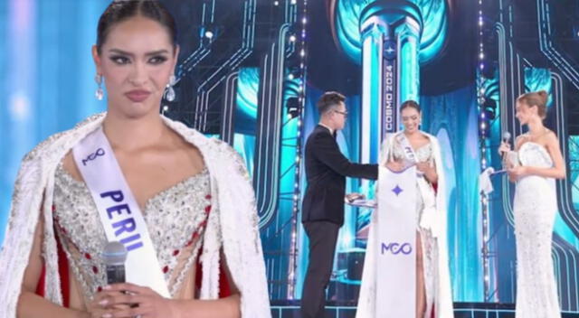 Romina Lozano da respuesta equivocada y pierde el Miss Cosmo International.