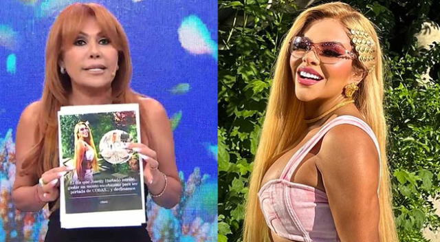 Magaly Medina responde MOLESTA a revista Cosas.