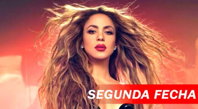 Shakira tendrá segundo concierto en Perú.