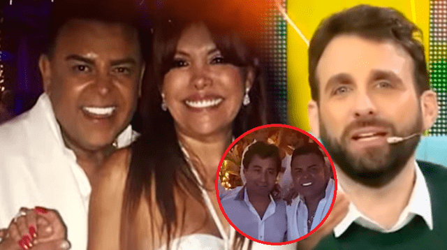 Luego de Magaly negara amistad con Chibolín, Rodrigo González recuerda fiesta donde aparecen de la mano.