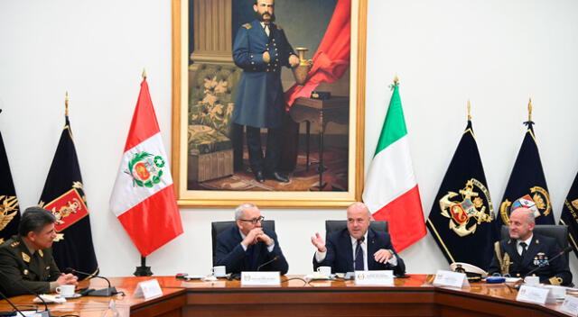 Perú e Italia generan lazos en el sector de Defensa.