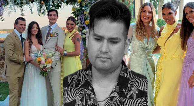 Cassandra Sánchez no se perdió de la boda de su hermano, pero sí su esposo Deyvis Orosco.