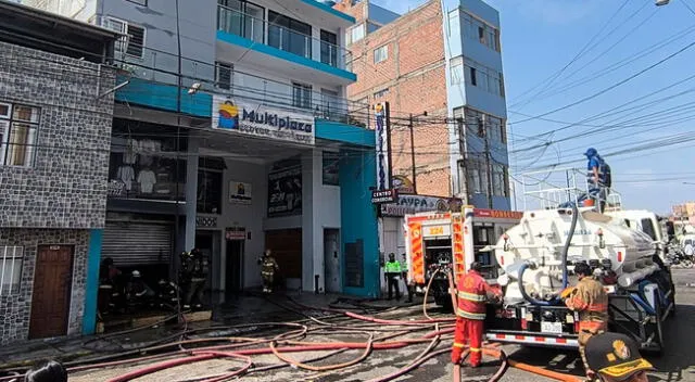 Reportan fuerte en el Centro comercial Multiplaza de Trujillo