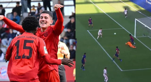 Felipe Chávez brilla en la UEFA Youth League: peruano anota gol contra el Barcelona.