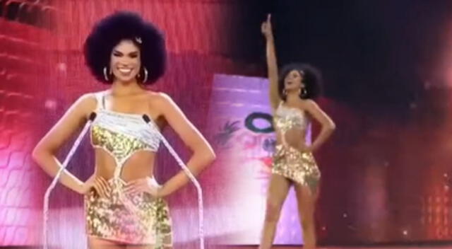 Arlette Rujel deslumbra con efusivo grito en su primera aparición en la final del Miss Grand Internacional.