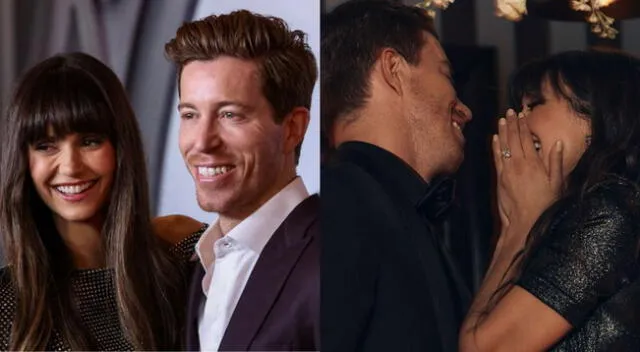 Nina Dobrev y Shaun White se comprometieron.