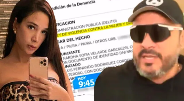 Nardha Velarde denunció nuevamente a Luis Fernando Rodríguez por agresión física frente a su hija.