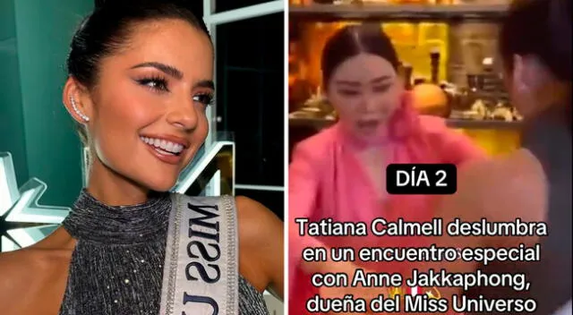 Anne Jakrajutatip, directora del Miss Universo quedó bastante sorprendida con la llegada del Miss Perú 2024.