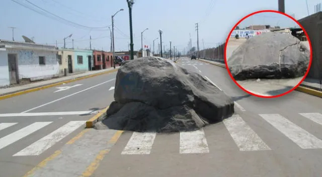 Piedra se ubica en la avenida Independencia, al sur de Lima.