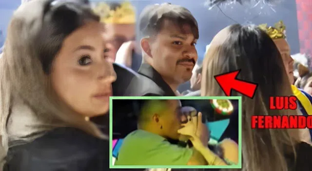 Pamela López y Luis Fernando Rodríguez son grabados FELICES en fiesta durante BESO de Pamela Franco y Christian Cueva.