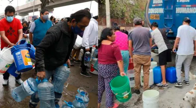 Ciudadanos deberán juntar agua en depósitos para evitar inconvenientes durante el corte de agua, señala Sedapal.