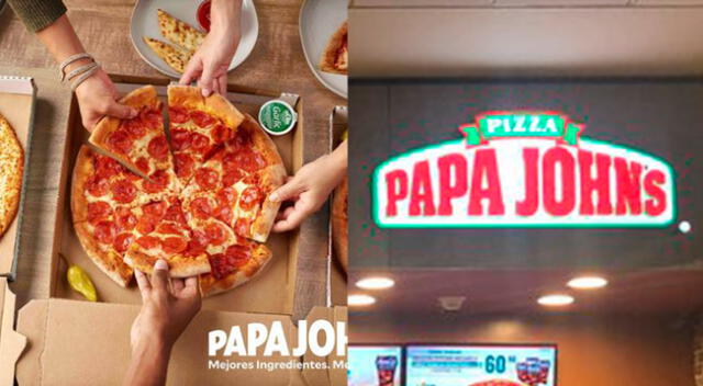 Promoción de Papa John's está disponible en todos sus locales.